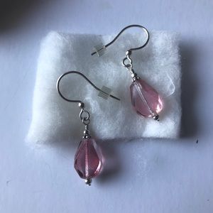 Jewelry Stone Necklace Bracelet 2 Pair Earrings